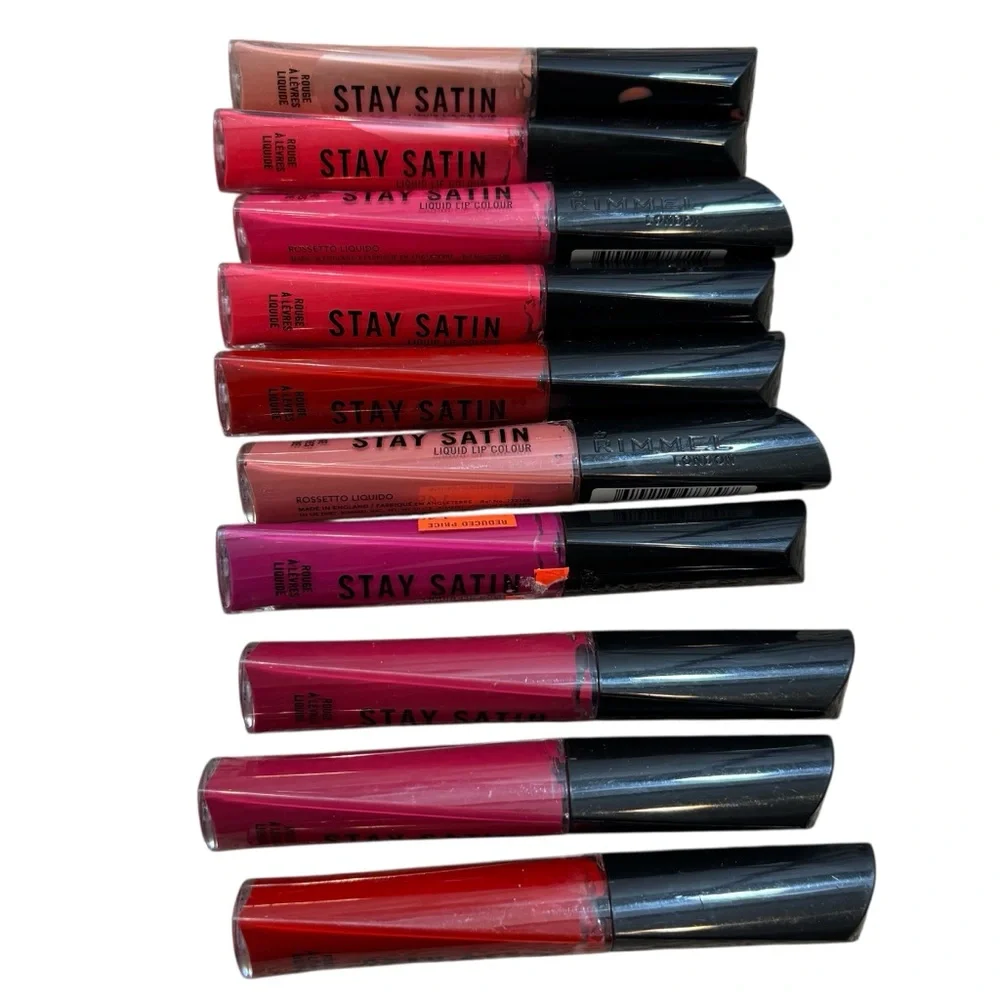 Lot of 10 Brand New Rimmel‎ Stay Statin Liquid Lip Color Various Colors